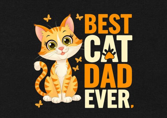 Best Cat Dad Ever T-shirt Design Free Review
