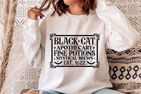 Black Cat Apothecary Fine Potions Embroidery Review