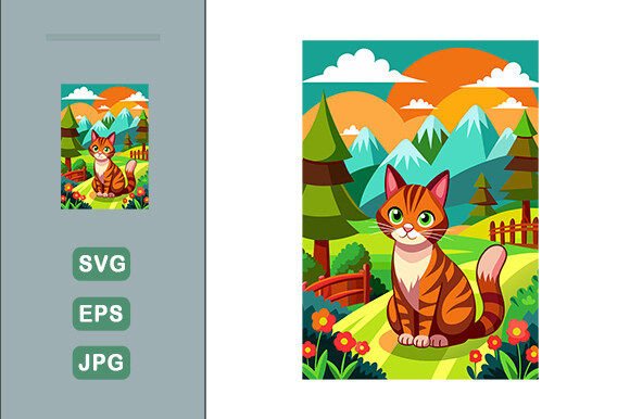 Cat Landscape Background Embroidery Review