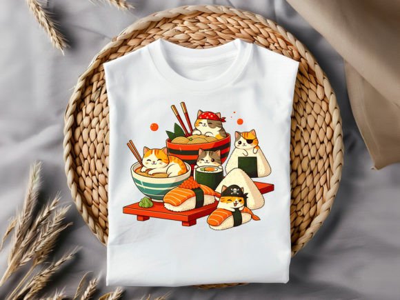 Cat Ramen Eat T-Shirt Design Review