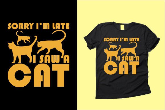 Cat T-Shirt Design 27 Review