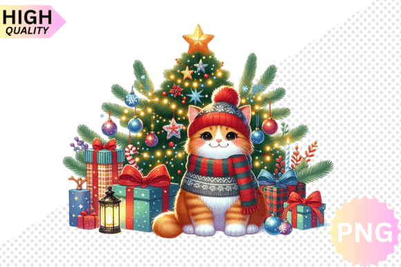 Christmas Cat Clipart Design Review