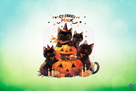Halloween Black Cat Clipart PNG Review