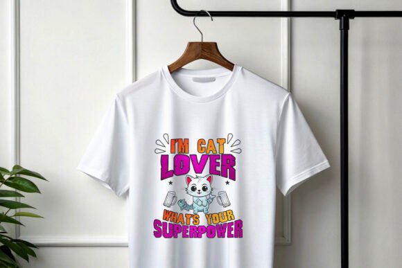 I m a Cat Lover What s Your SuperPower T-Shirt Design
