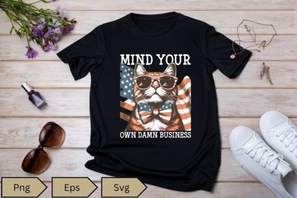 Mind Your Own Damn Business Cat Embroidery Review