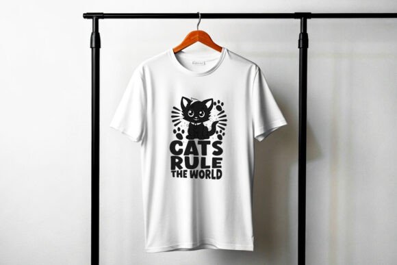 Modern Cat World Trendy T-Shirt Design Review