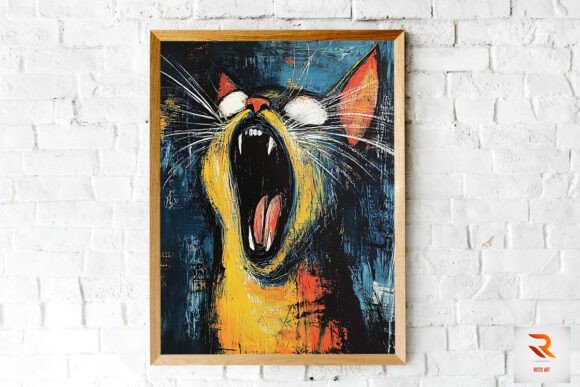 Stunning Screaming Cat Wall Art Review