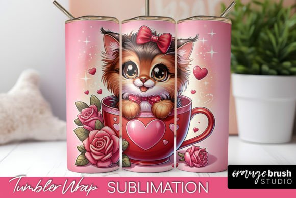 Valentine Cat Tumbler Wrap Review