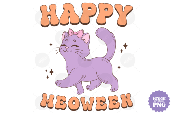 Vintage Coquette Black Cat Halloween PNG Review